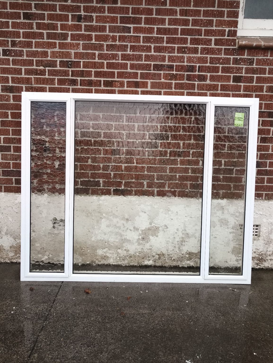 Aluminium Window White 2000 W x 1600 H [#1643] Joinery Recycle