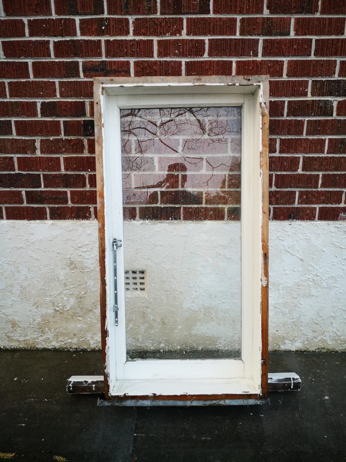 Wooden Window 660 W x 1300 H [#1127] Joinery Recycle