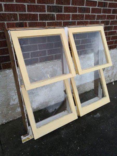 Wooden Window 1200 W x 1040 H [#1773] Joinery Recycle