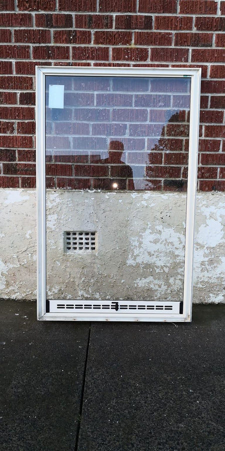 VENTED Aluminium Window Off White 835 W x 1350 H [#2349] Joinery Recycle