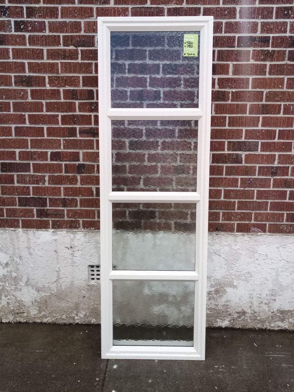 Aluminium Window Offwhite 580 W x1950 H Or  1950 W x 580 H [#3000] Joinery Recycle