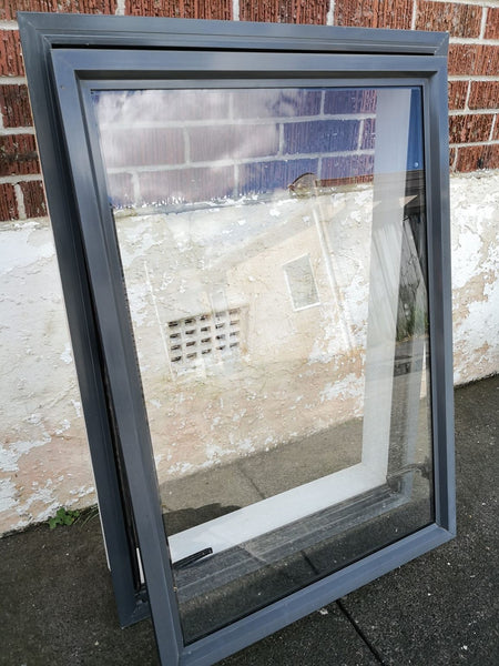 Aluminium Window Grey/Blue 700 W x 1000 H [#2051] Joinery Recycle