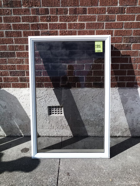 White Aluminium Window 840 W x 1320 H  [#3084] Joinery Recycle