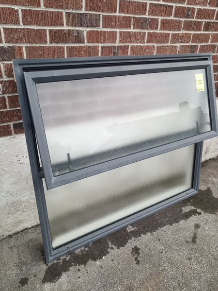 Aluminium Window Blue/Grey 1310 W x 1100H  [#3164] Joinery Recycle