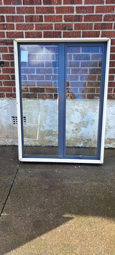 Aluminium Window Blue/Grey 1020 W x 1320 H  [#1241] Joinery Recycle