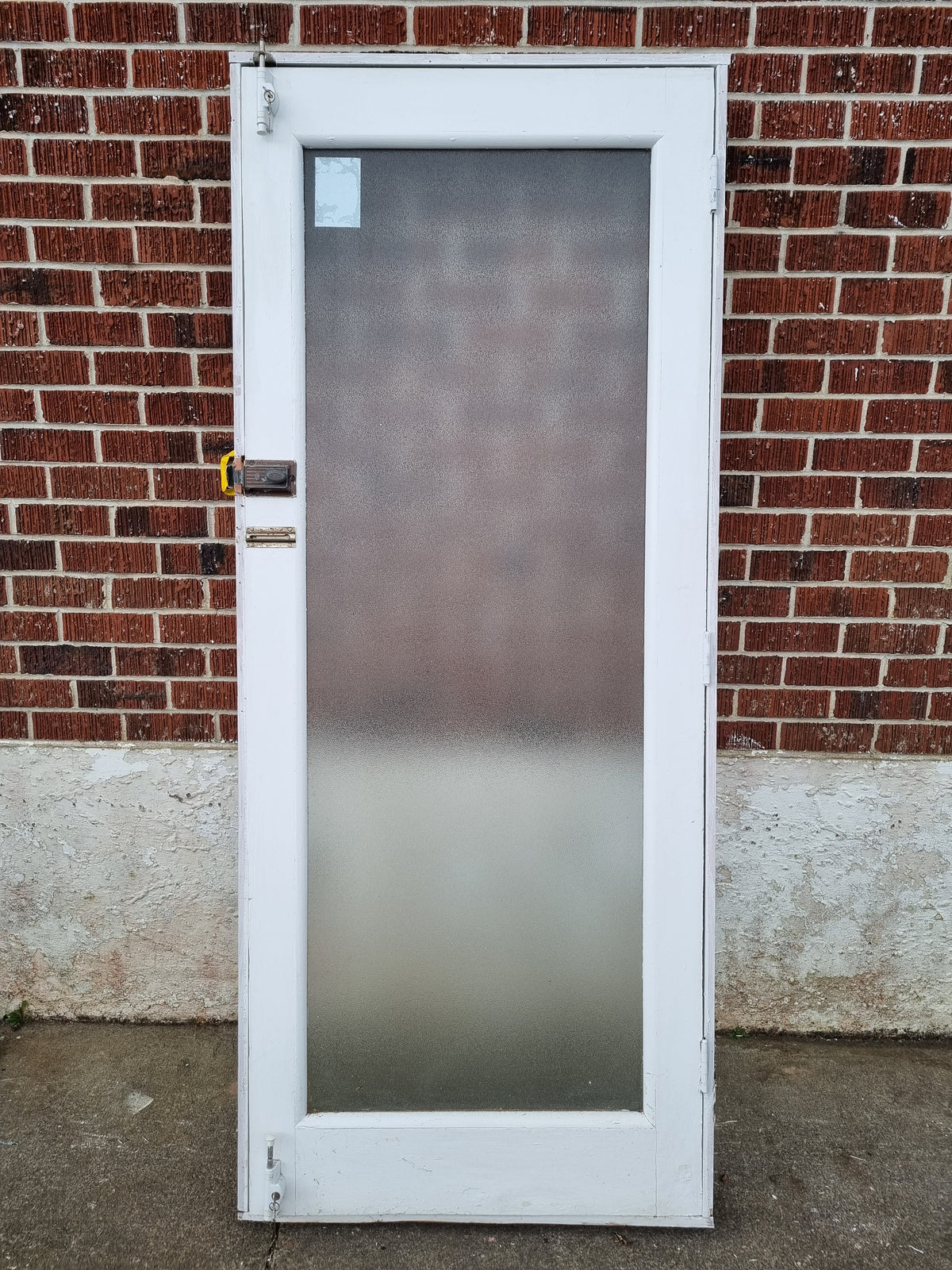 Wood & Glass Single Entrance Door  860 W x 2060  H [#3988 MA] Joinery Recycle