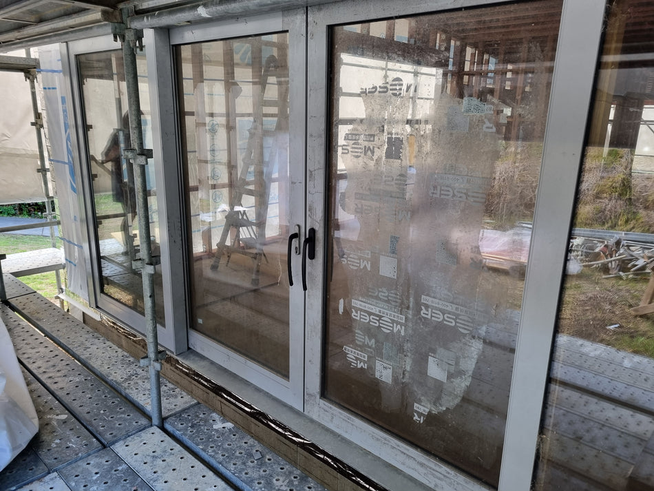 *Near NEW* - MOSER Aluminium / Oak  RANCH SLIDER Double Glazed  W x  H [#  RANCH  SF] (Copy) Joinery Recycle