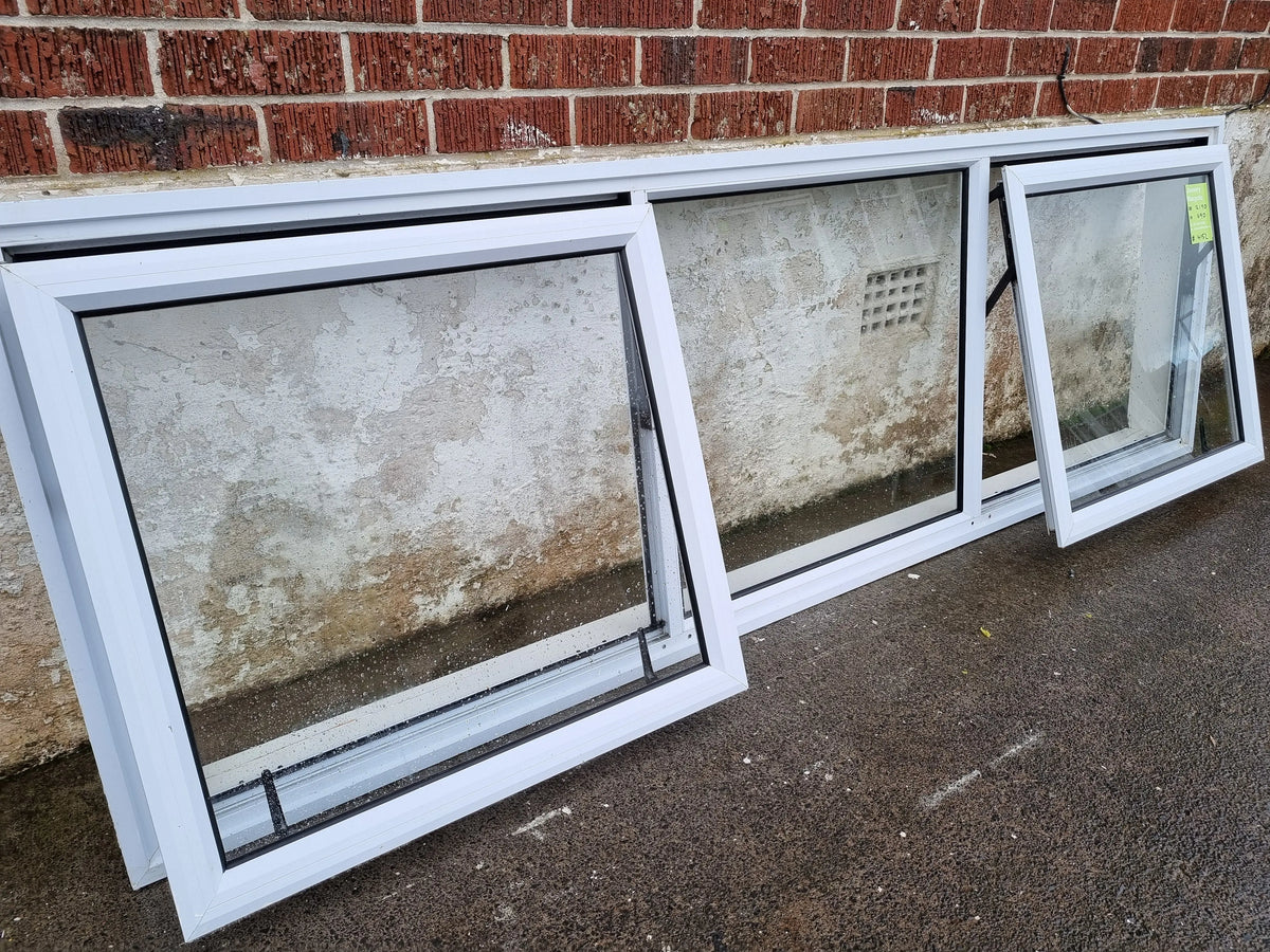 Aluminium Window White 2200 W x 690 H  [#4152 MA] Joinery Recycle