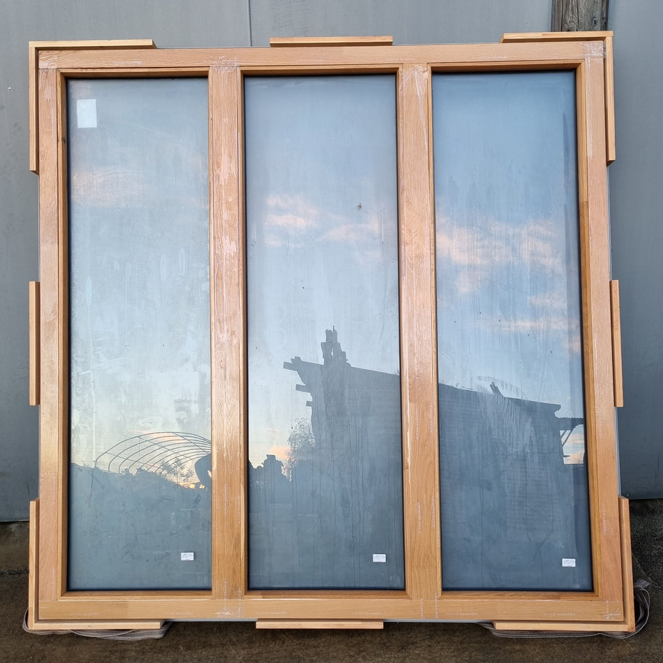 *Near NEW* - MOSER Aluminium / Oak Window  2390 W x  2390 H [#4170 SF] Joinery Recycle