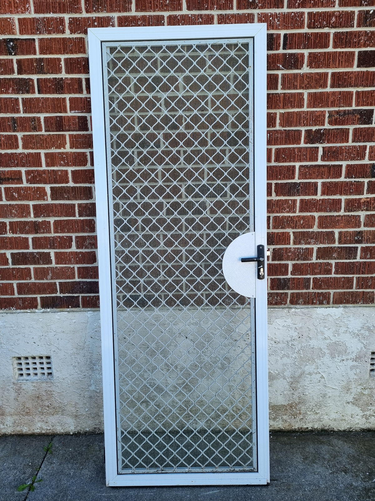 Aluminium Security Screen Door 740W x 1990H [#4193 MA] Joinery Recycle