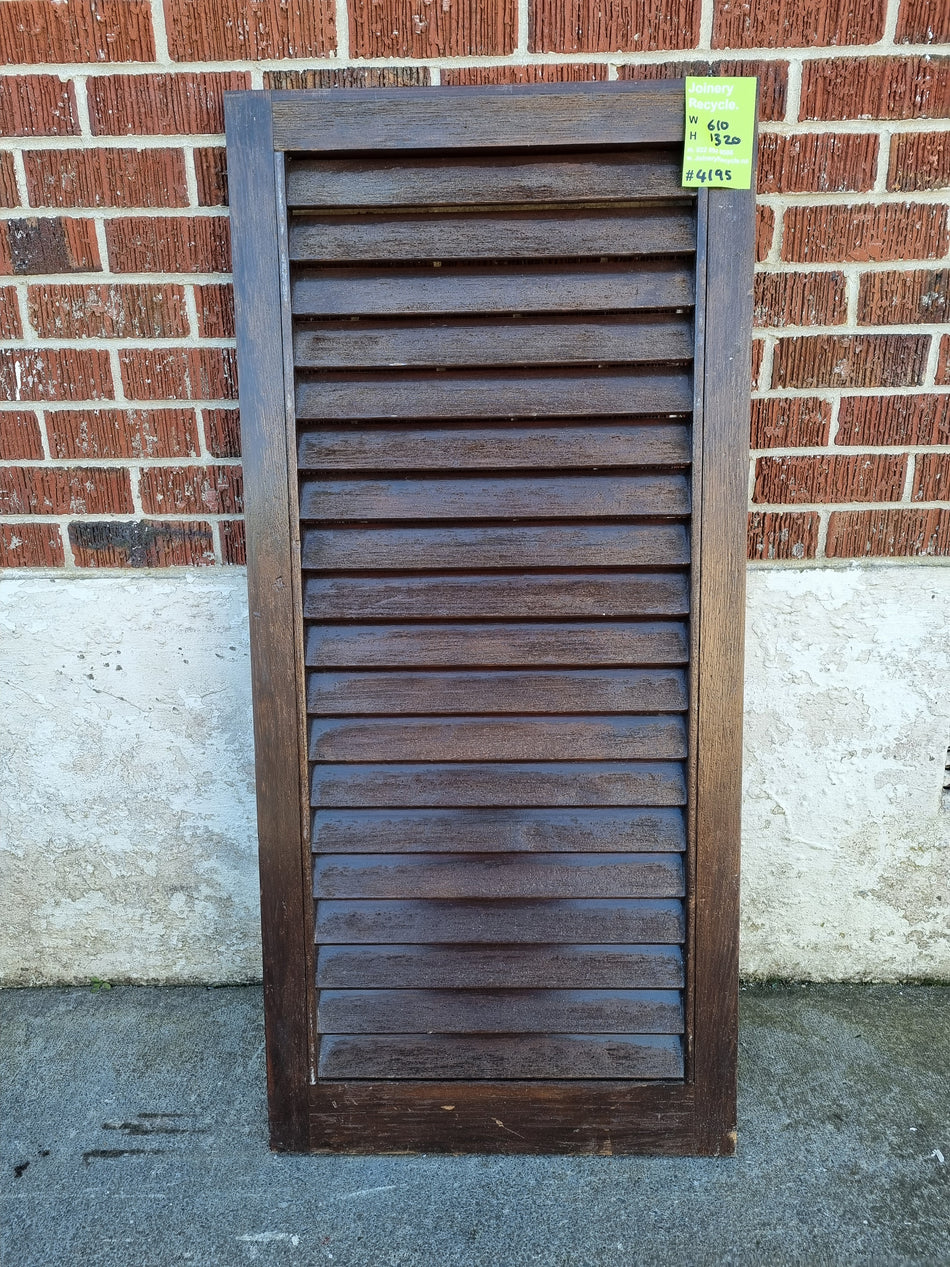 Slatted Wooden Wardrobe Door W x  H [#4195 MA Joinery Recycle