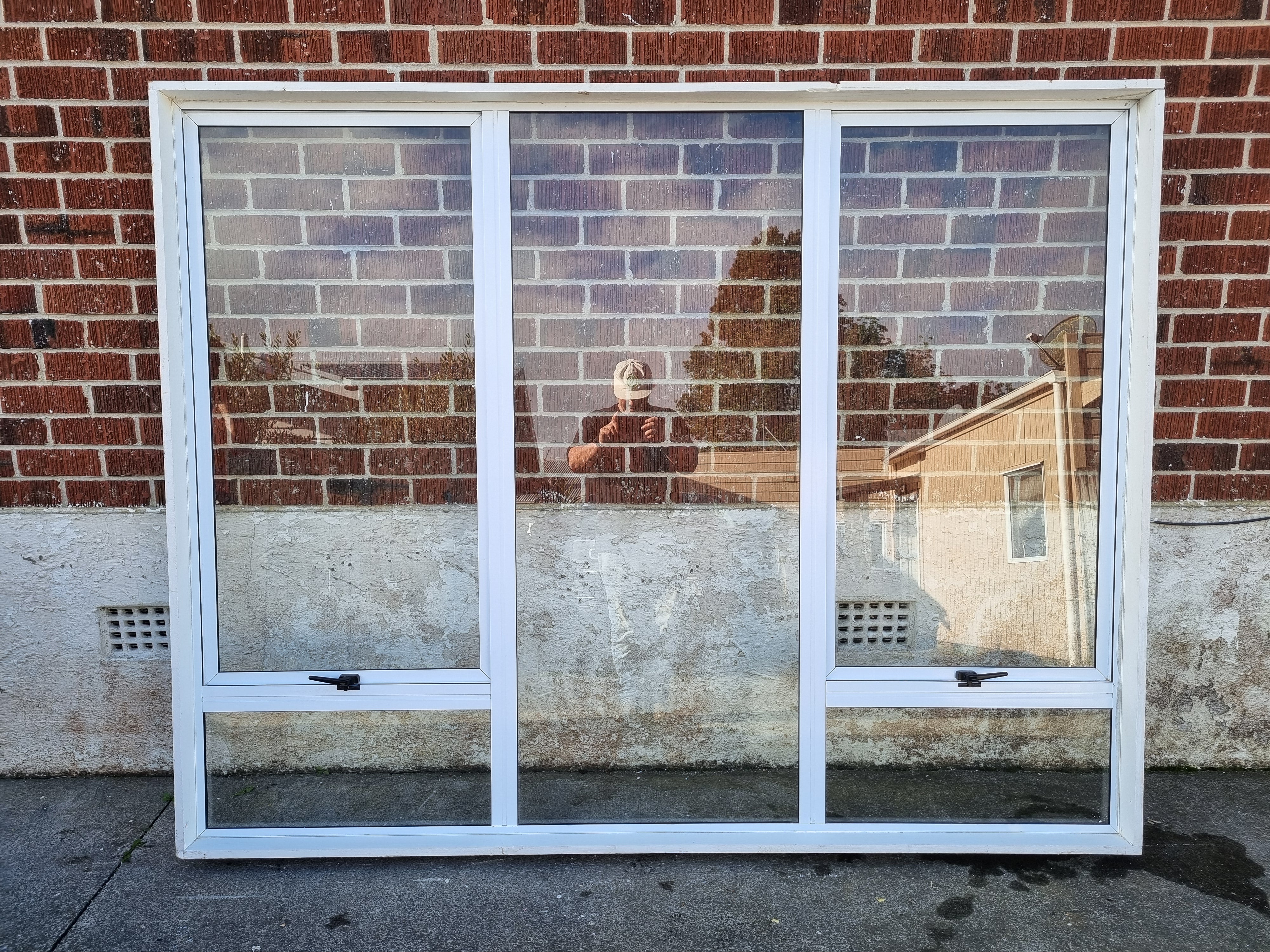 Aluminium Window White   W  x   H  [# 4205 MA] Joinery Recycle