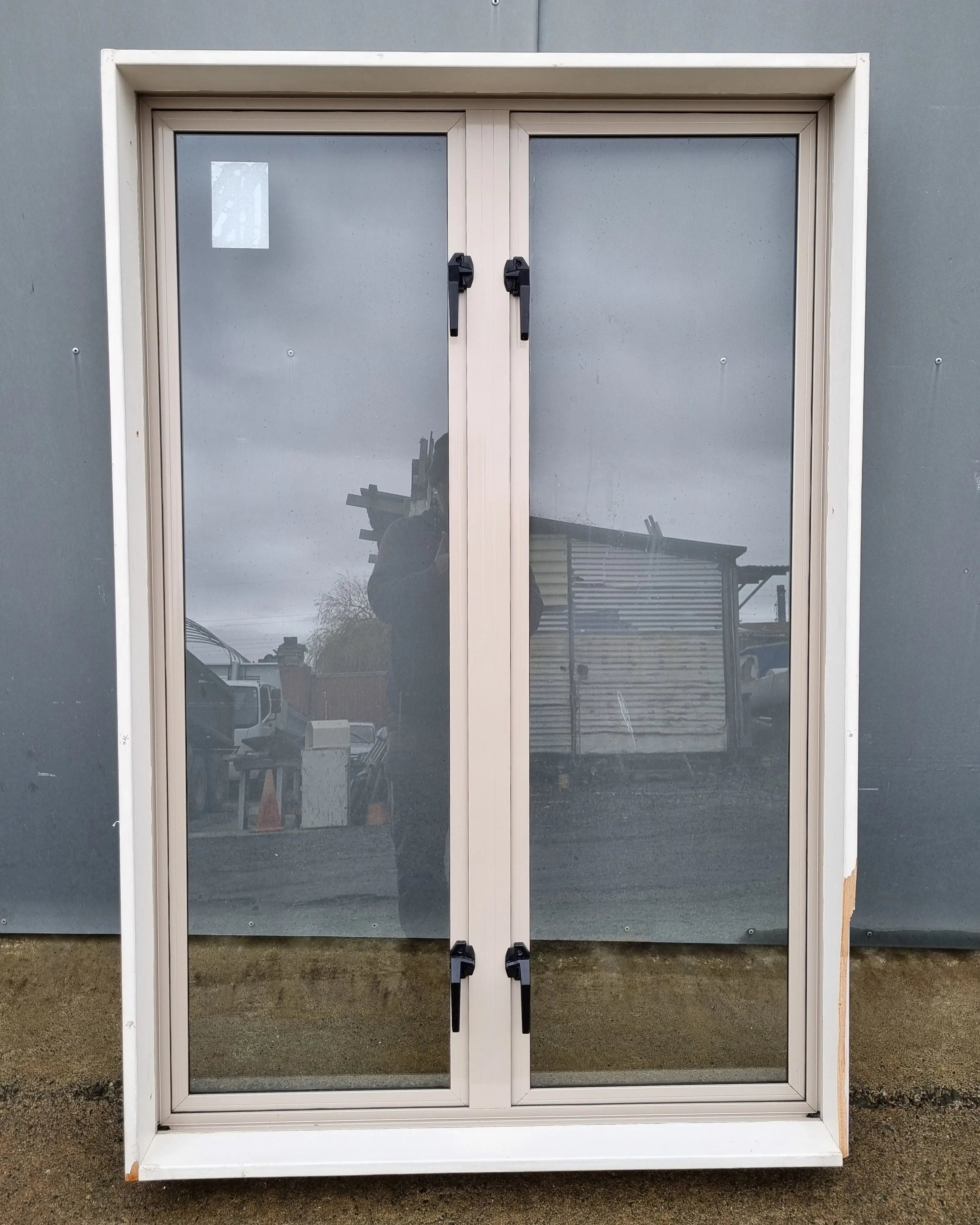 Aluminium Window Desert Sand 1000 W  x  1500 H  [#4213 SF] JoineryRecycle.co.nz