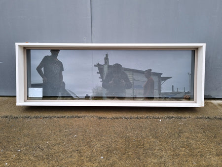 Aluminium Window Desert Sand  500 W  x  1500 H  [#4214 SF] JoineryRecycle.co.nz