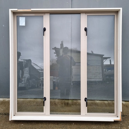 Aluminium Window Desert Sand  1500 W  x  1500 H  [#4216 SF] Joinery Recycle