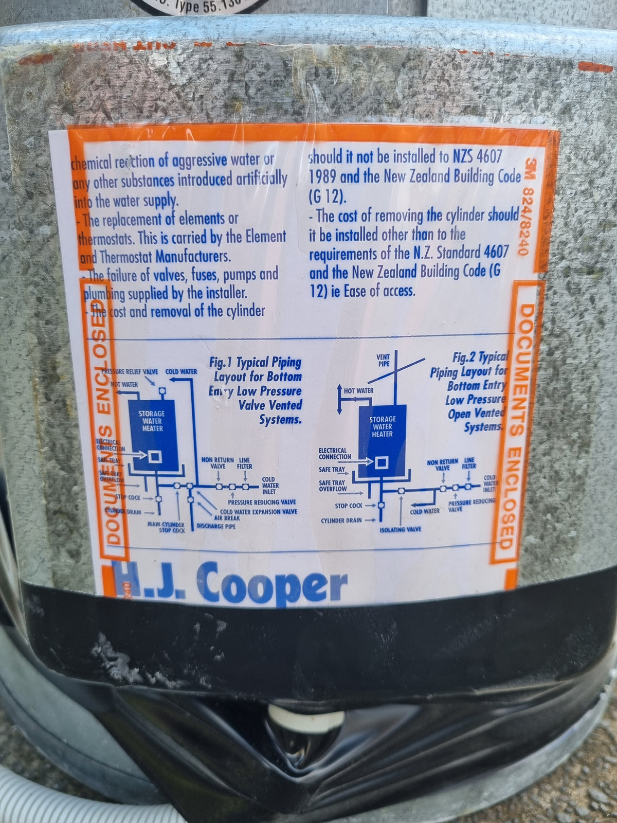 Coopers 9L Thermal Storage Pressure Water Heater 330 W x 300 H [#4228 MA] Joinery Recycle