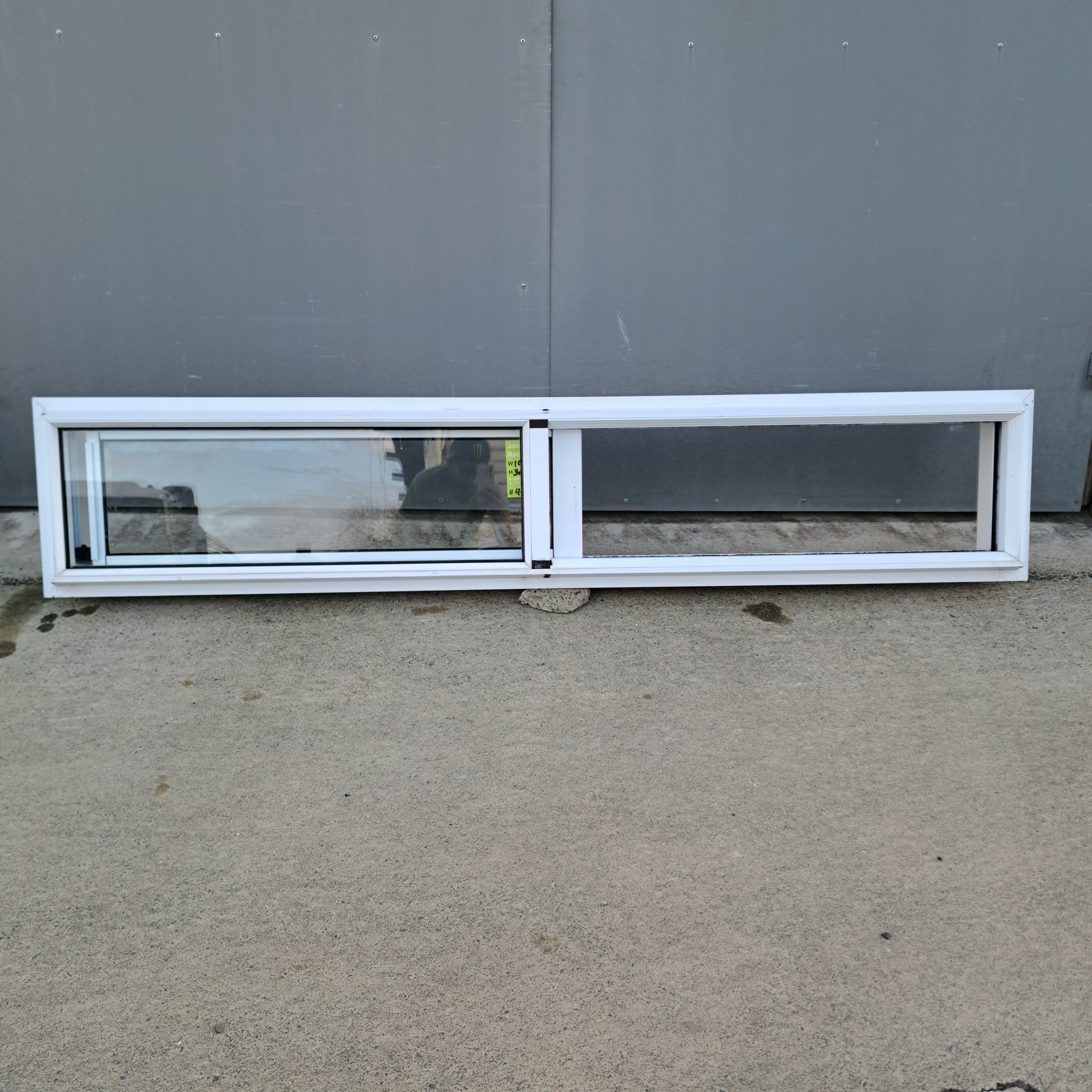 Aluminium Sliding Window White   1990 W  x  360 H  [#4236 SF] Joinery Recycle