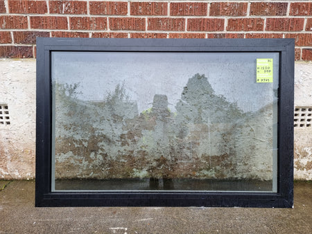 Double Glazed Aluminium Window Black  1220 W  x 790  H  [#4343 MA] Joinery Recycle