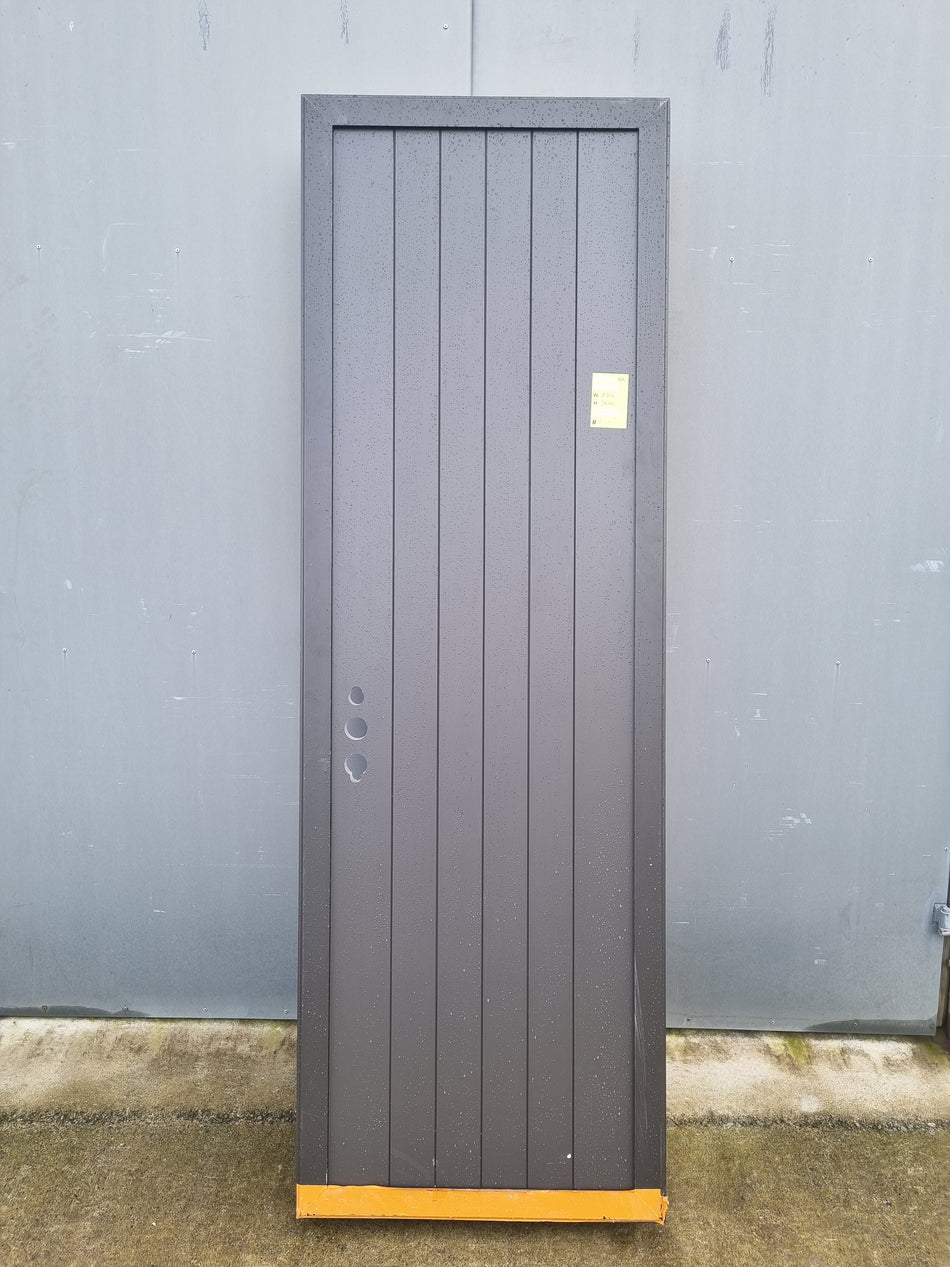 *NEW* Aluminium Tongue and Groove style Entrance Door 770 W x 2400 H [#4362 SF] Joinery Recycle