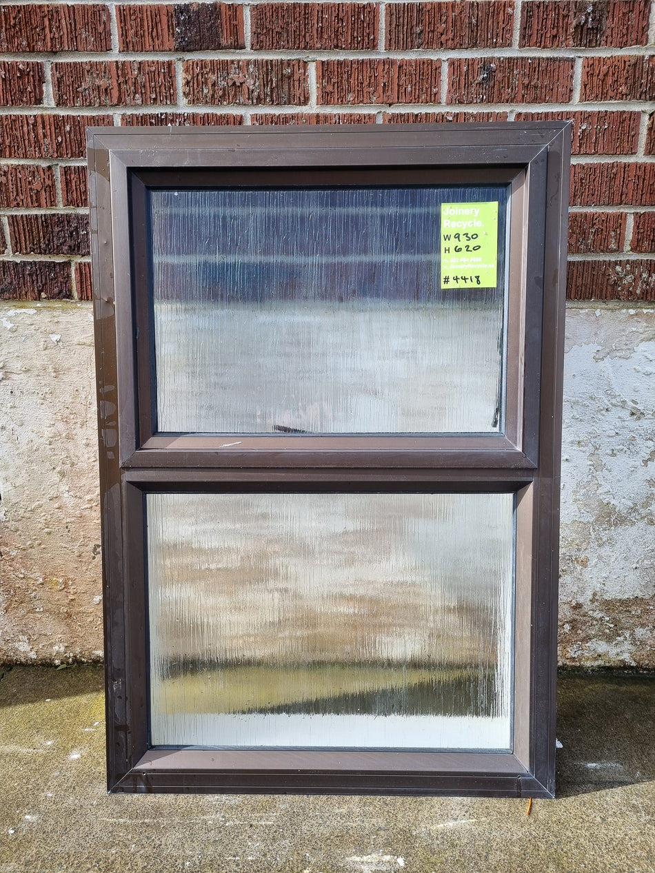 Aluminium Window Brown   930 W  x  620 H  [#4418 MA] Joinery Recycle