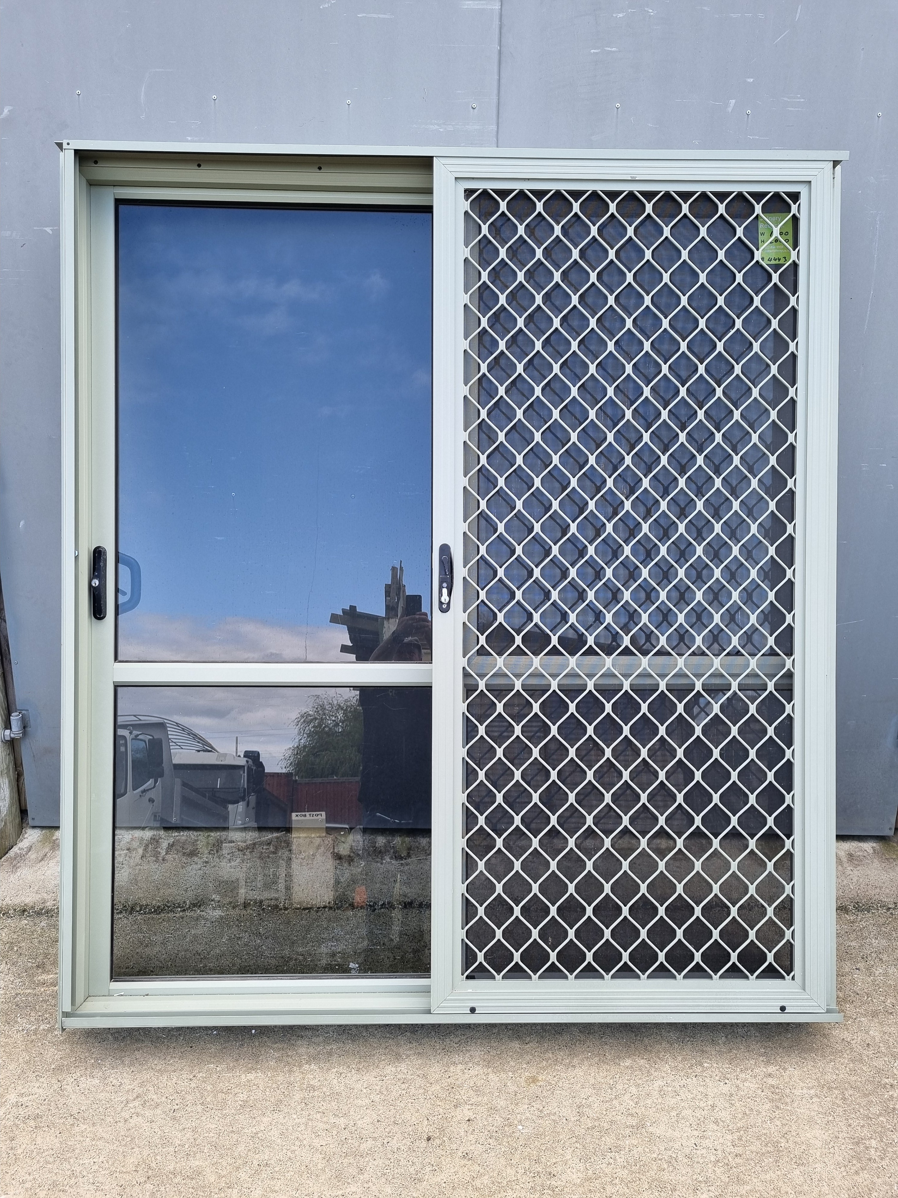 Ranch Slider with Security Screen Door  1800 W x 2000 H [#4443 SF] Joinery Recycle