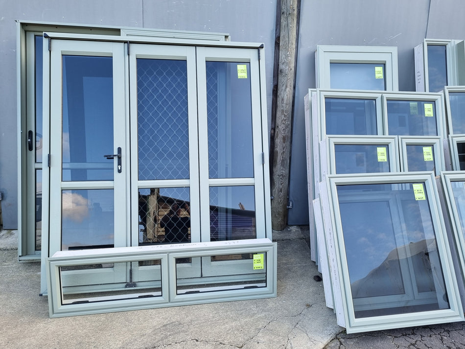 HOUSE LOT ALUMINIUM JOINERY Colour Green, Single Glazed [#BLK0043 SF] Joinery Recycle