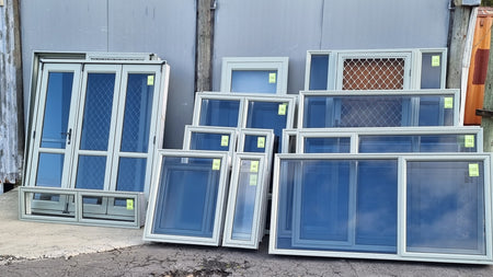 HOUSE LOT ALUMINIUM JOINERY Colour Green, Single Glazed [#BLK0043 SF] Joinery Recycle