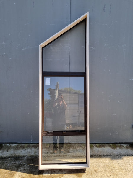 Aluminium Window Brown  W  x   H  [#TEMP MA SF] Joinery Recycle