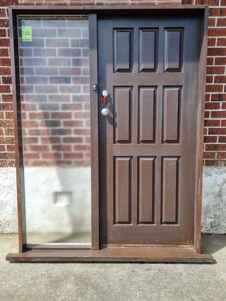 Wooden Entrance Door  1550 W x  2060 H [#4244 MA] Joinery Recycle