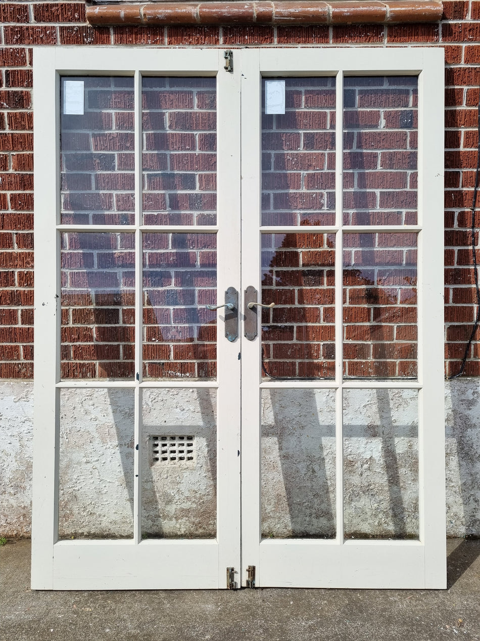 Wooden French Door   1530 W x  2000  H [#4510 MA] Joinery Recycle