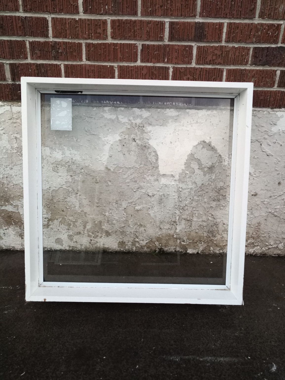 Aluminium Window White  800 W x  800H  [#3384] Joinery Recycle