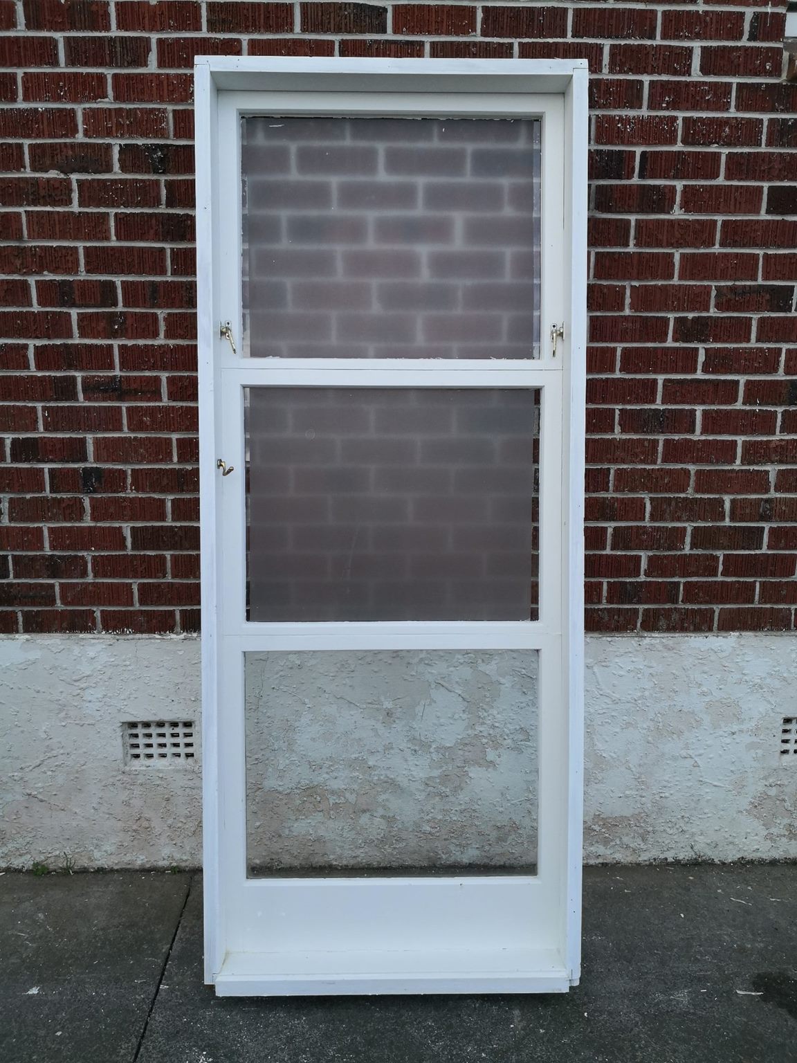 Wooden Window 860 W x 2080 H [#2143] Joinery Recycle