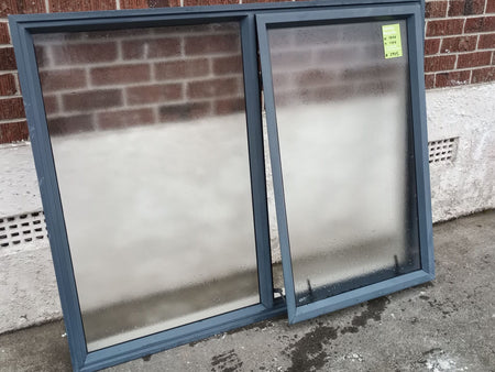 Aluminium BATHROOM Window Blue 1400 W x 1100 H  [#2905] Joinery Recycle