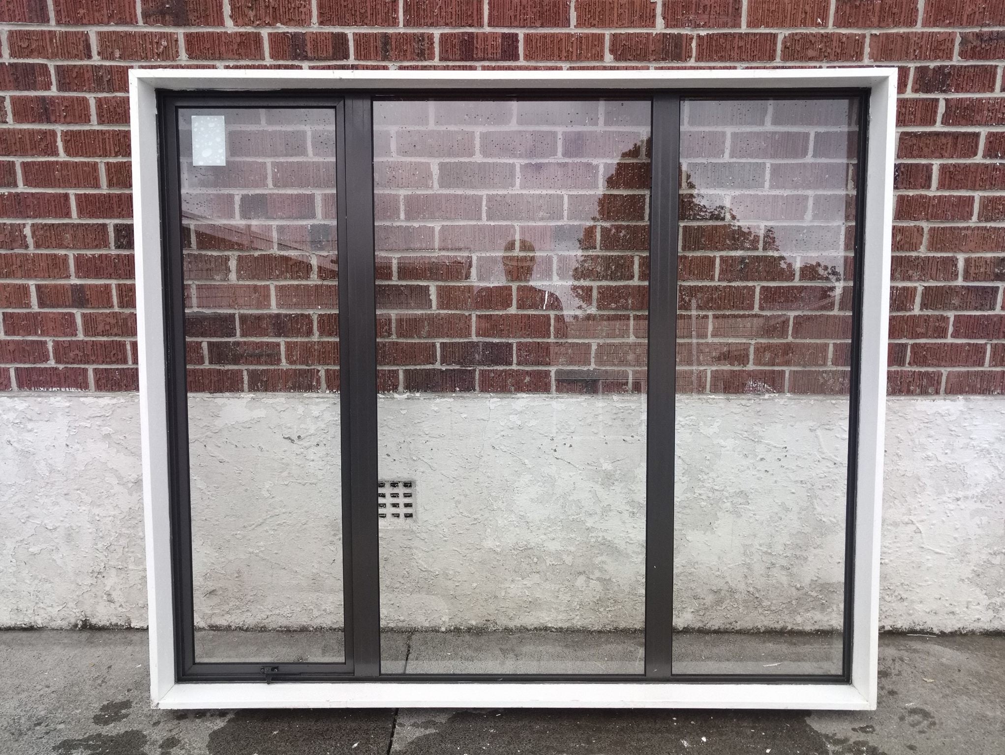 Aluminium Window  Brown  1740 W  x  1500 H   [#3130] Joinery Recycle