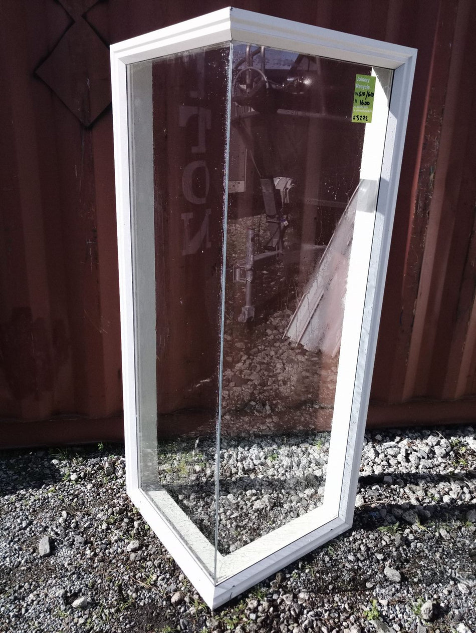 Aluminium BOX WINDOW Offwhite  610 W x  610 W x 1600 H   [#3272 SF] Joinery Recycle