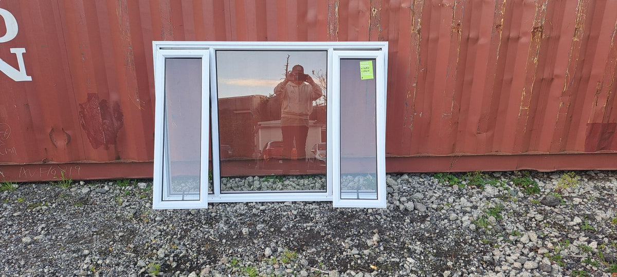 White Aluminium Window 1490 W x 1040 H   [#3576] Joinery Recycle