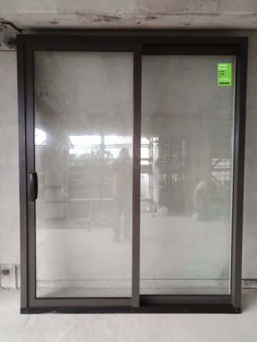 NEAR NEW - Double Glazed - Ranch Slider Ironsand / Teak 1780 W x 2280 H [#3611 SF] Joinery Recycle