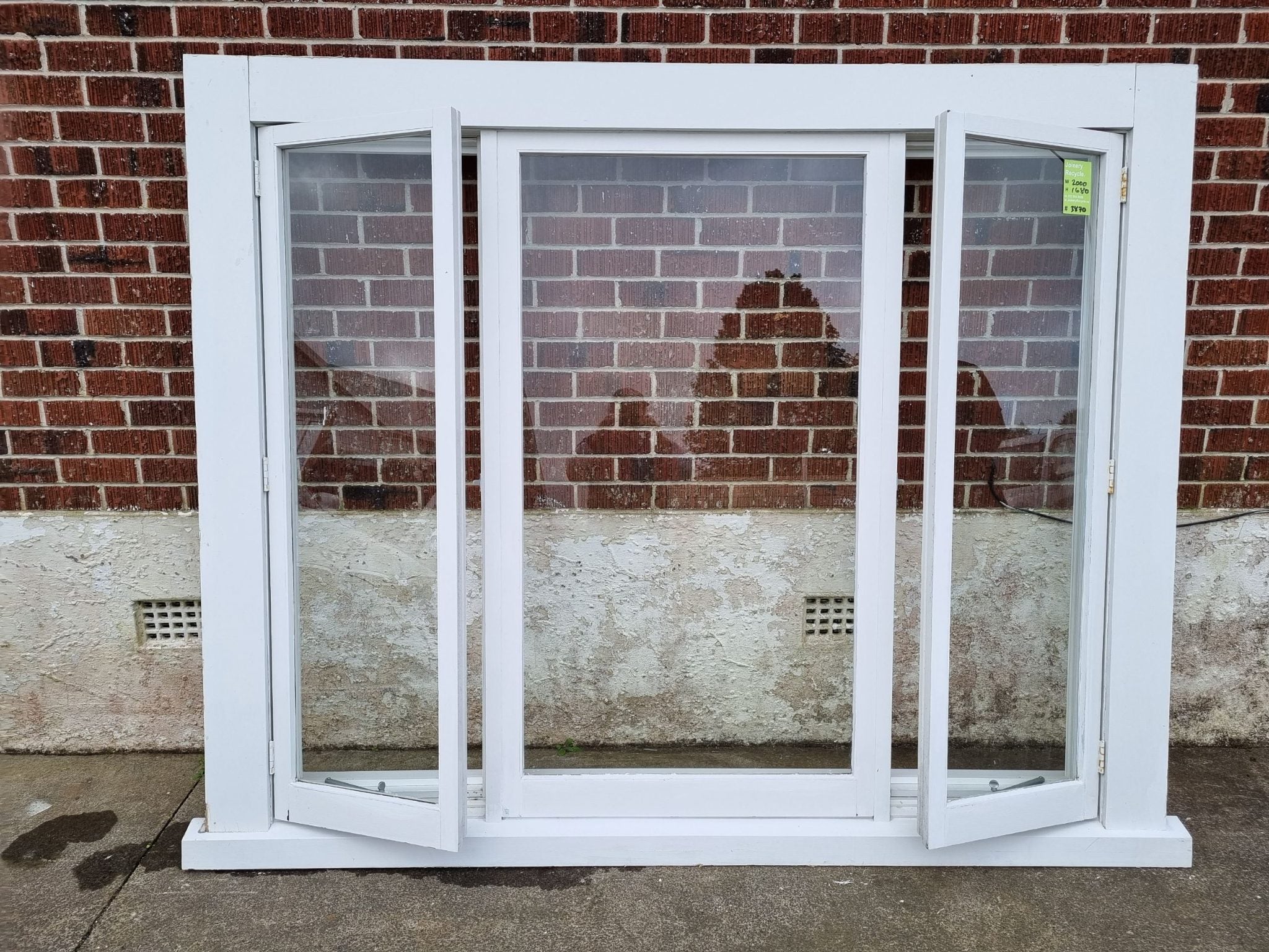 Wooden Window 2000 W x 1680 H [#3870] Joinery Recycle