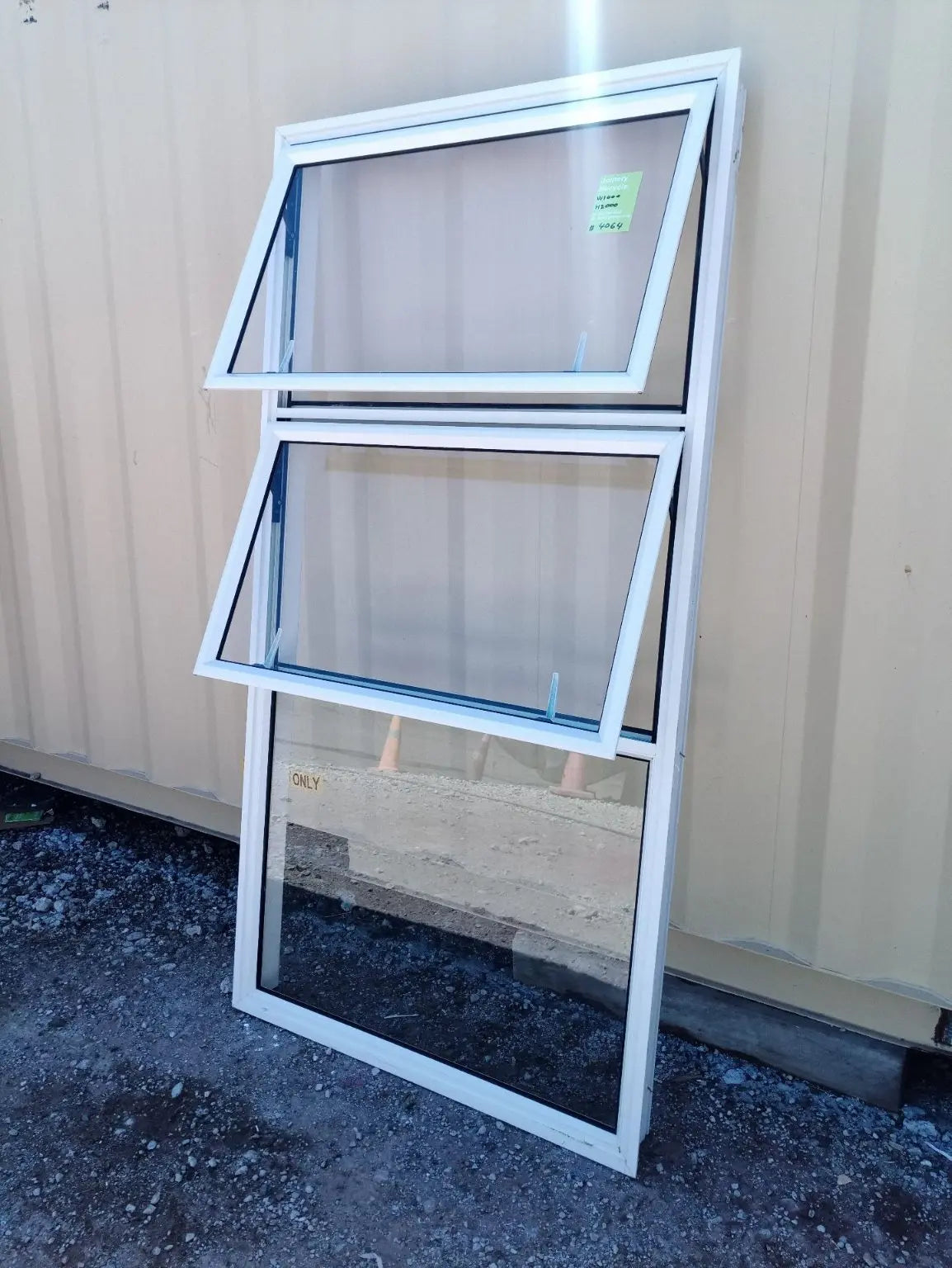 Aluminium Window Offwhite 1000 W x 2000 H [#4064] Joinery Recycle