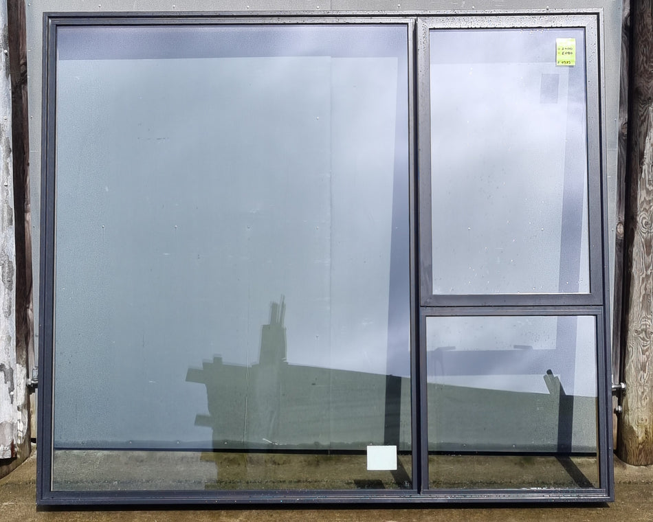 Double Glazed Aluminium Window Ironsand   2400 W  x 2080  H  [#4373 SF] Joinery Recycle