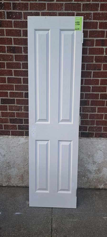 Hollow Core Door 660 W x 1980 H  [#4181 MA] Joinery Recycle