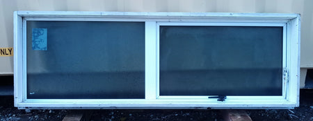 White Aluminium Window 2270W x 500H   [#4079] Joinery Recycle