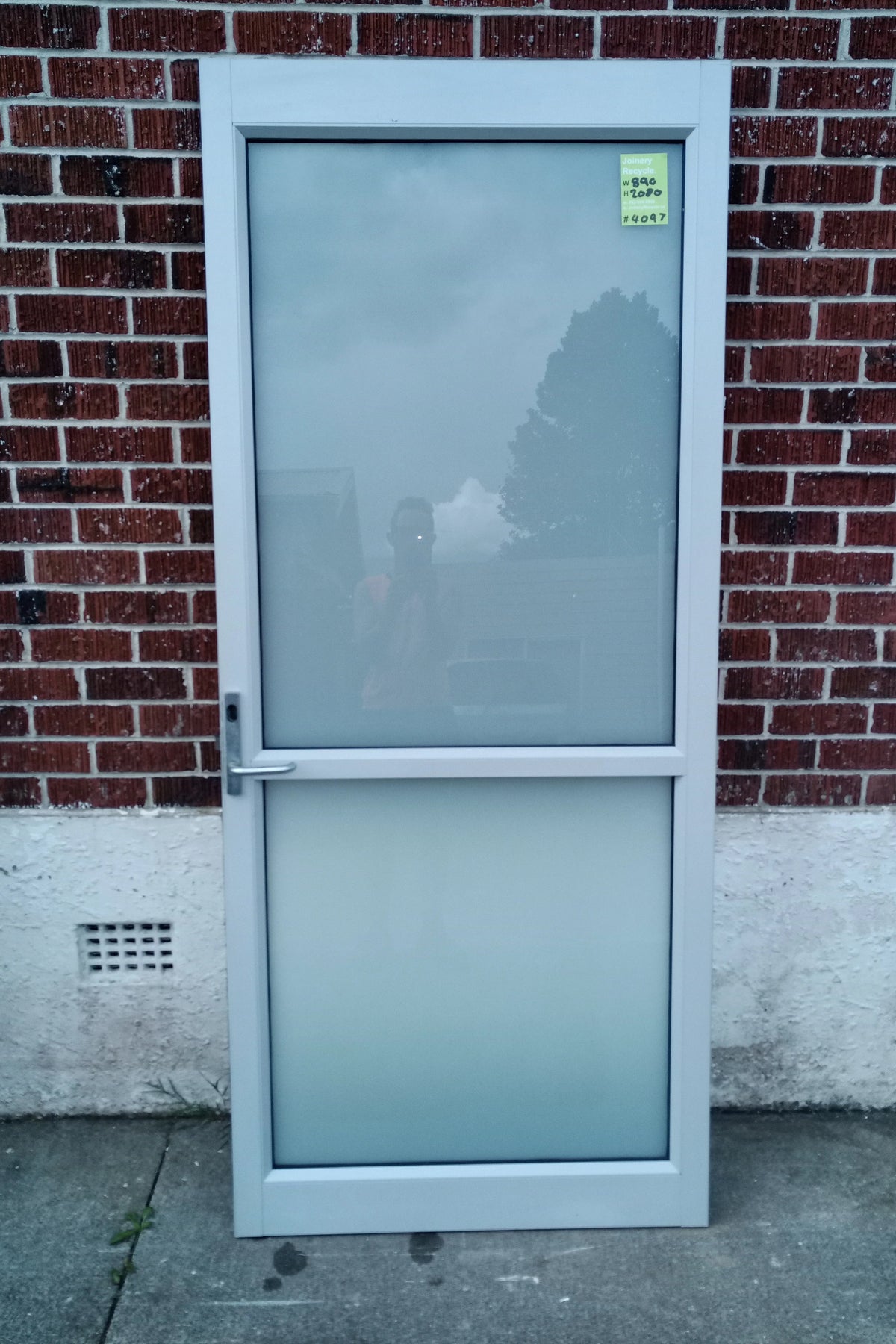 Aluminium Door 890 W x 2080 H [#4097MA] Joinery Recycle