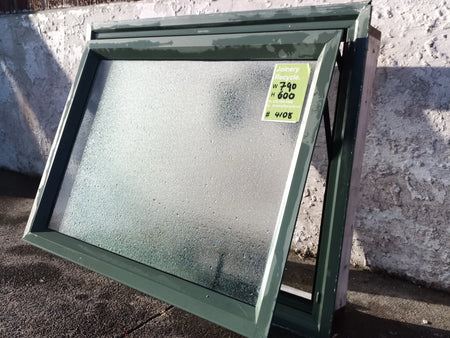 Aluminium Window Green 790 W x 600 H  [#4108 MA] Joinery Recycle