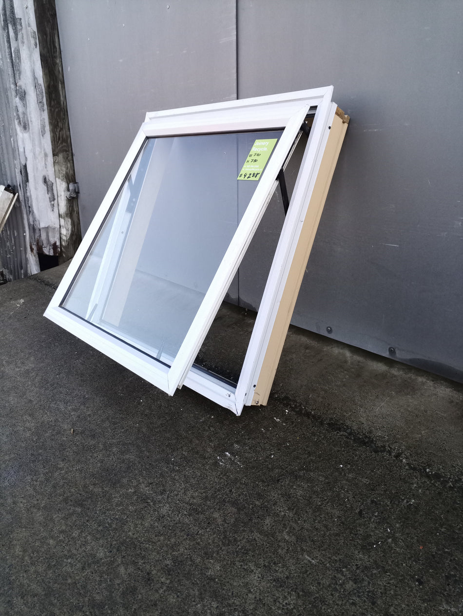 Aluminium Window White   790 W  x  780 H  [#4288 SF] Joinery Recycle