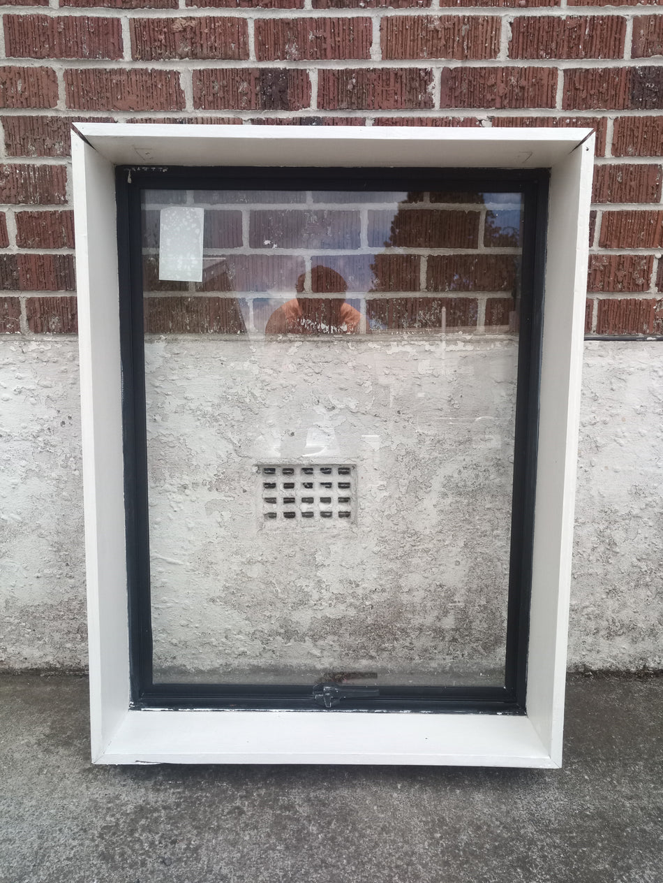 Aluminium Window Black   770 W  x   1000 H  [#4516 MA] Joinery Recycle